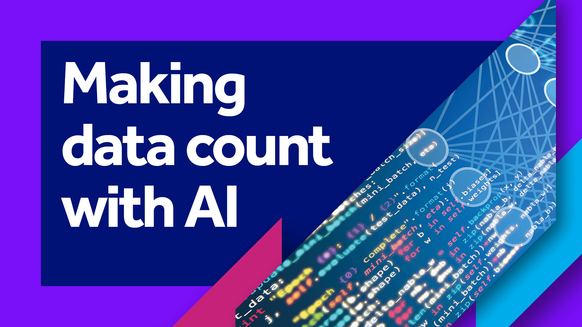 Making data count with AI